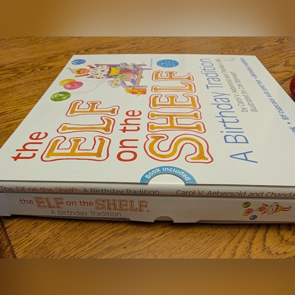 Elf on the Shelf A Birthday Tradition Book, Costume and girl Elf on a shelf - Picture 4 of 13